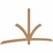 Ekena Millwork Davenport Timber Gable Bracket, Western Red Cedar, 108"W x 49"H x 1 1/2"D x 3 1/2"F, 11/12 Pitch GBW108X49X0204DAV00SWR - alternate 2